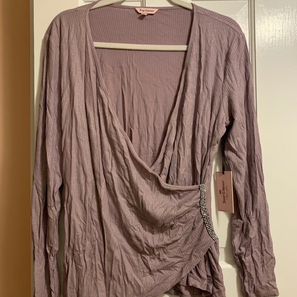 NWT! Juicy Couture Embellished Blouse